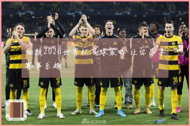 细数2026世界杯滚球策略 让你尽享赛事乐趣